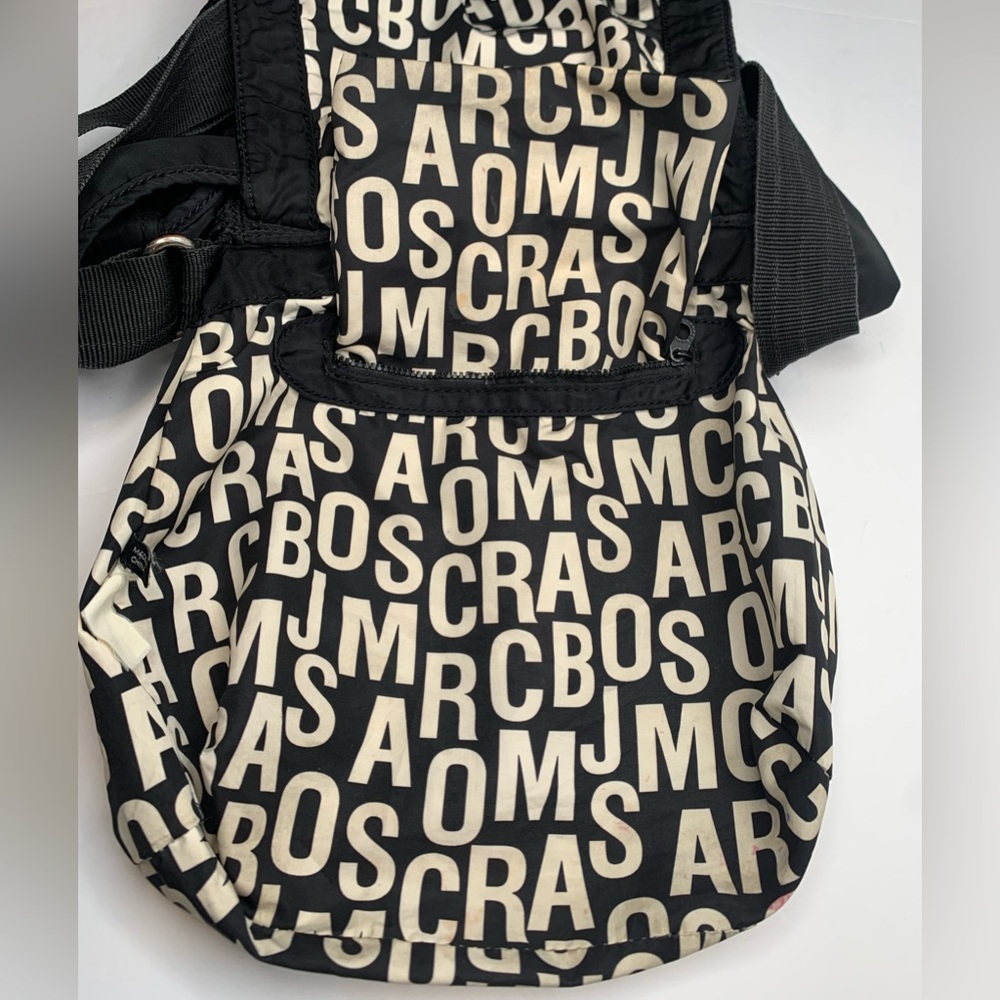Marc By Marc Jacobs Signature Quilted Flap Over Black Nylon Crossbody purse bag - Picture 11 of 16